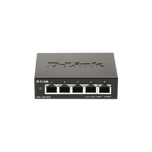 D-Link DGS-1100-05V2 5 Port Gigabit EasySmart Switch DGS-1100-05V2