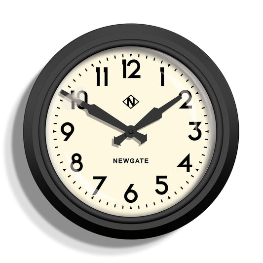 Newgate 50S Electric Clock Black NGGWL12MK