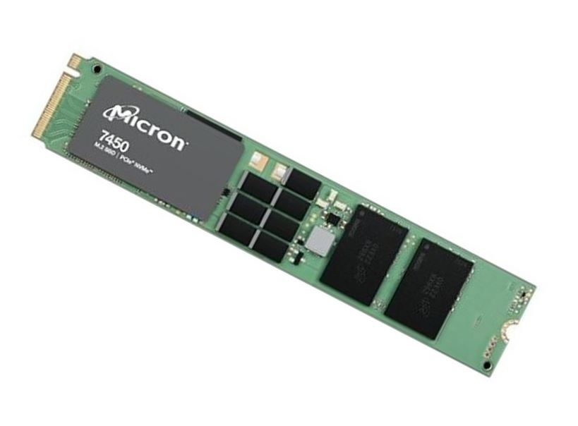 Micron 7450 Pro 3.84TB Gen4 NVMe Enterprise SSD M.2 5000/2500 MB/s R/W 735K/160K IOPS 25700TBW 1DWPD 2M hrs MTTF Server Data Centre 5yrs >1.92TB MTFDKBG3T8TFR-1BC1ZABYYR