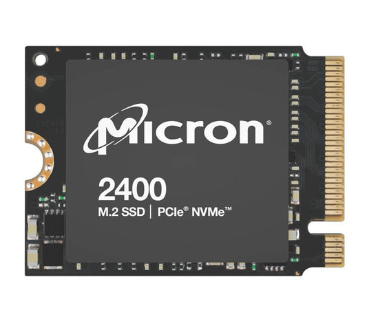 Micron/Crucial 2400 1TB M.2 2230 NVMe SSD 4500/3600 MB/s 600K/650K 300TBW 2M MTTF AES 256-bit for Lenovo Legion Go Valve Steam Deck Asus Rog Ally MTFDKBK1T0QFM-1BD1AABYYR