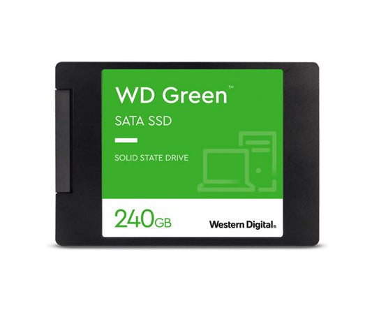Western Digital WD Green 240GB 2.5' SATA SSD 545R/430W MB/s 80TBW 3D NAND 7mm 3 Years Wty ~WDS240G2G0A WDS240G3G0A