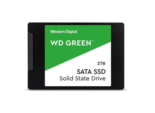 Western Digital WD Green 2TB 2.5' SSD SATA 545R/430W MB/s 80TBW 3D NAND 7mm 3 Years Warranty WDS200T2G0A