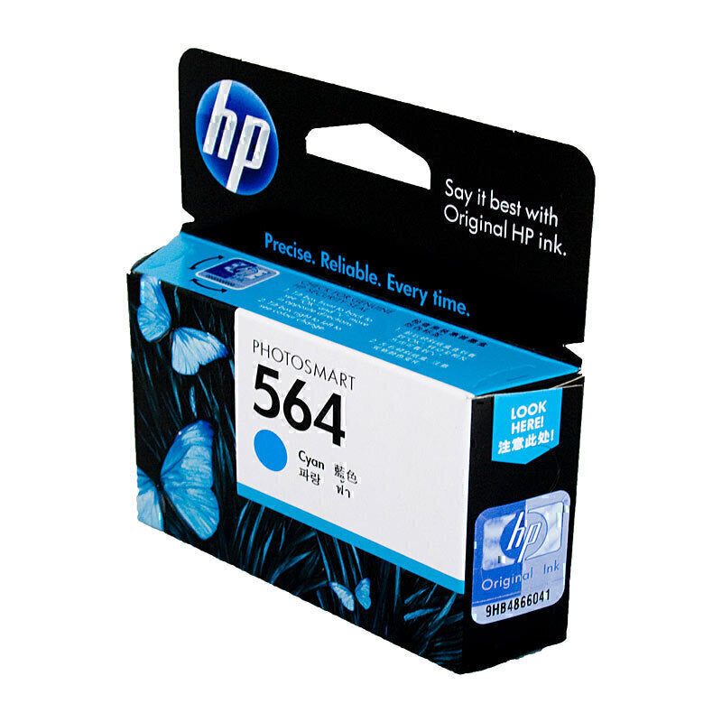 HP #564 Cyan Ink Cartridge CB318WA 300 pages - CB318WA