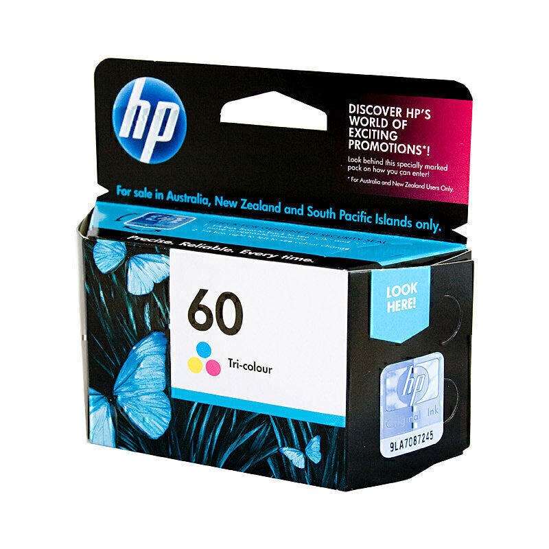 HP #60 Tri Colour Ink CC643WA 165 pages - CC643WA