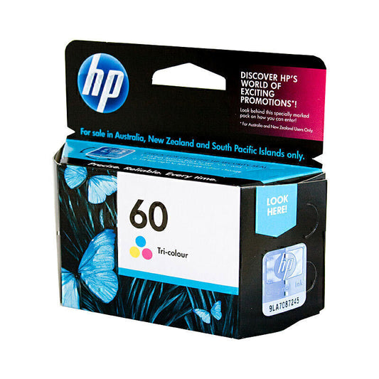 HP #60 Tri Colour Ink CC643WA 165 pages - CC643WA