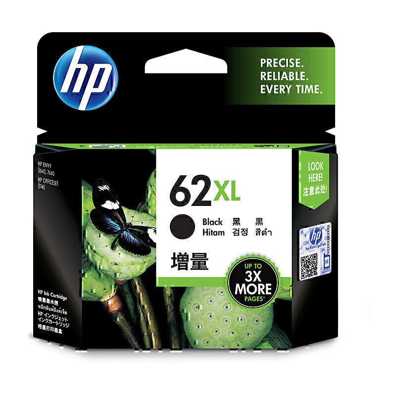 HP #62XL Black Ink C2P05AA 600 pages - C2P05AA