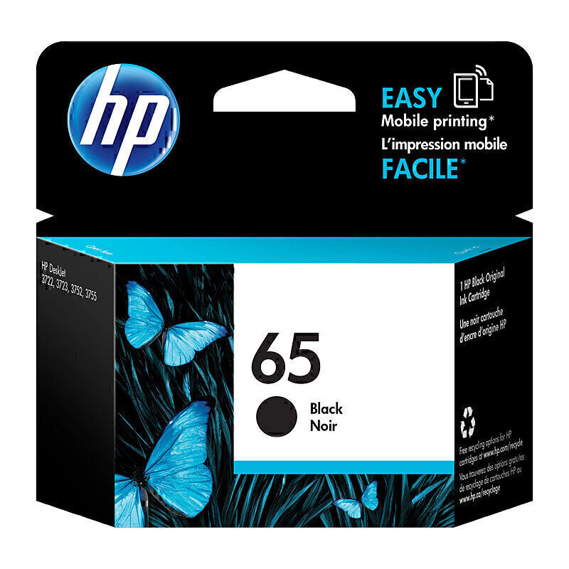 HP #65 Black Ink N9K02AA 120 pages - N9K02AA