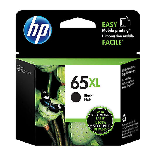 HP #65XL Black Ink N9K04AA 300 pages - N9K04AA