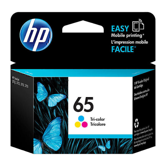 HP #65 Tri Colour Ink N9K01AA 100 pages - N9K01AA