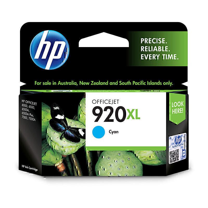 HP #920 Cyan XL Ink CD972AA 700 pages - CD972AA