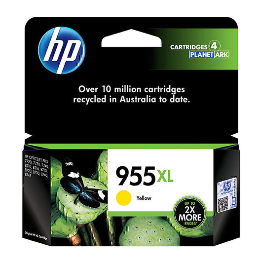 HP #955XL Yellow Ink L0S69AA up to 1,600 pages - L0S69AA