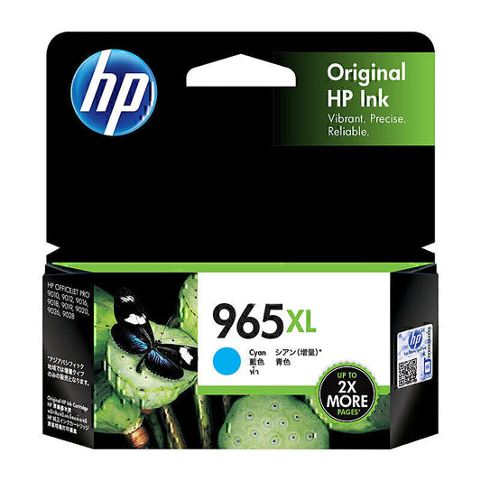 HP #965XL Cyan Ink 3JA81AA 1,600 pages - 3JA81AA