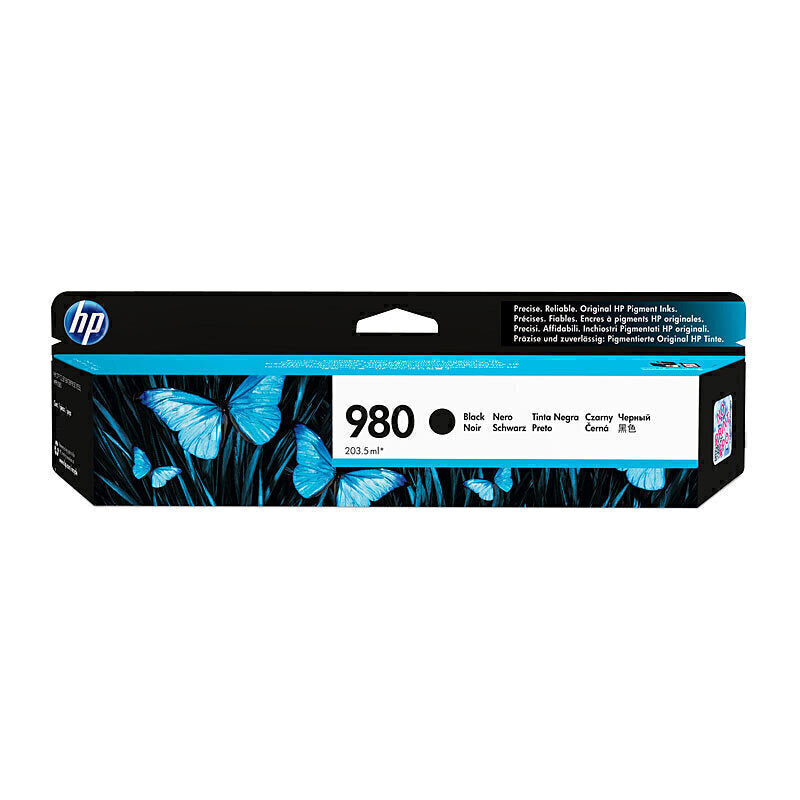 HP #980 Black Ink Cartridge D8J10A 10,000 pages - D8J10A