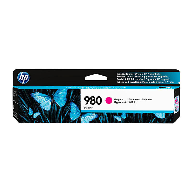 HP #980 Magenta Ink Cartridge D8J08A 6,600 pages - D8J08A