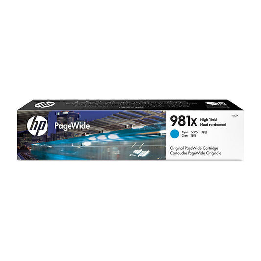 HP #981X Cyan Ink Cartridge L0R09A 10,000 pages - L0R09A