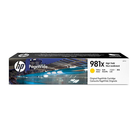 HP #981X Yellow Ink Cartridge L0R11A 10,000 pages - L0R11A