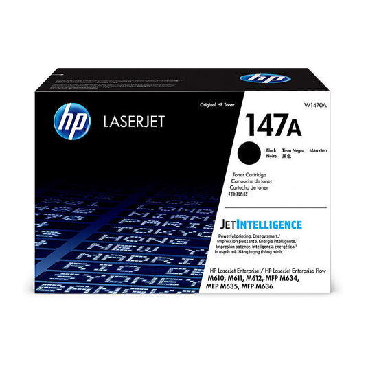 HP #147A Black Toner W1470A 10,500 pages - W1470A