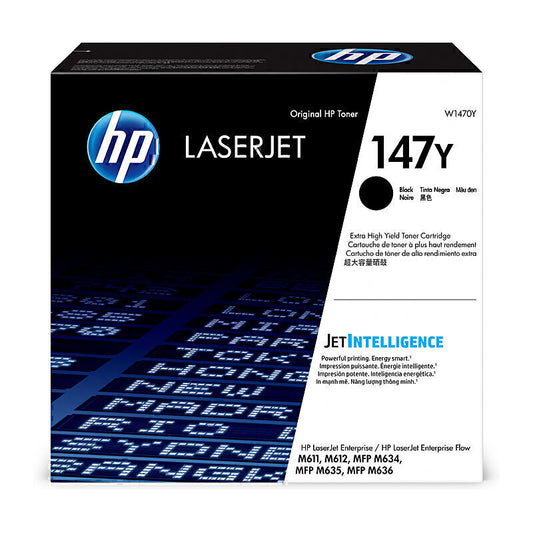HP #147Y Black Toner W1470Y 42,000 pages - W1470Y