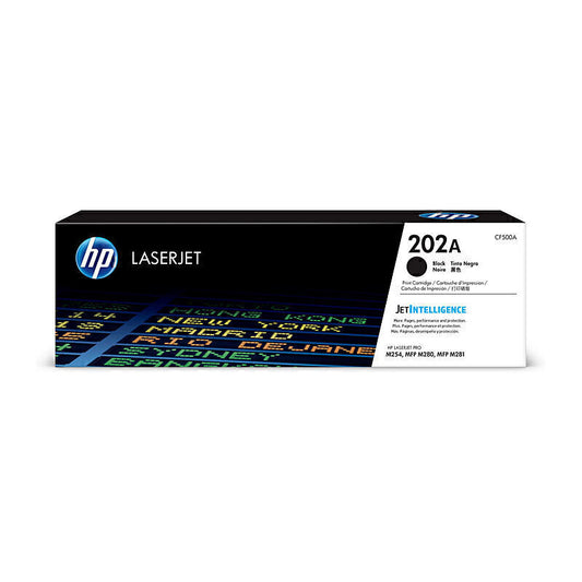 HP #202A Black Toner CF500A 1,400 pages - CF500A