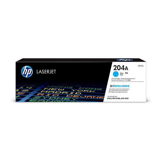 HP #204A Cyan Toner CF511A 900 pages - CF511A