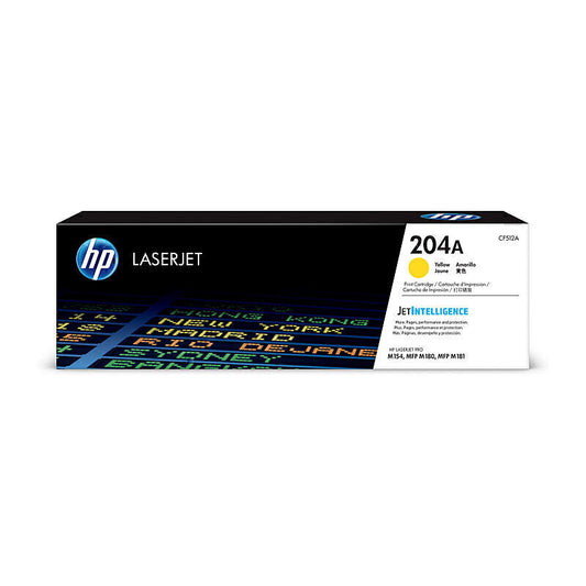 HP #204A Yellow Toner CF512A 900 pages - CF512A