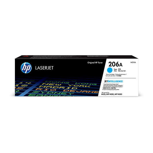 HP #206A Cyan Toner W2111A 1,250 pages - W2111A