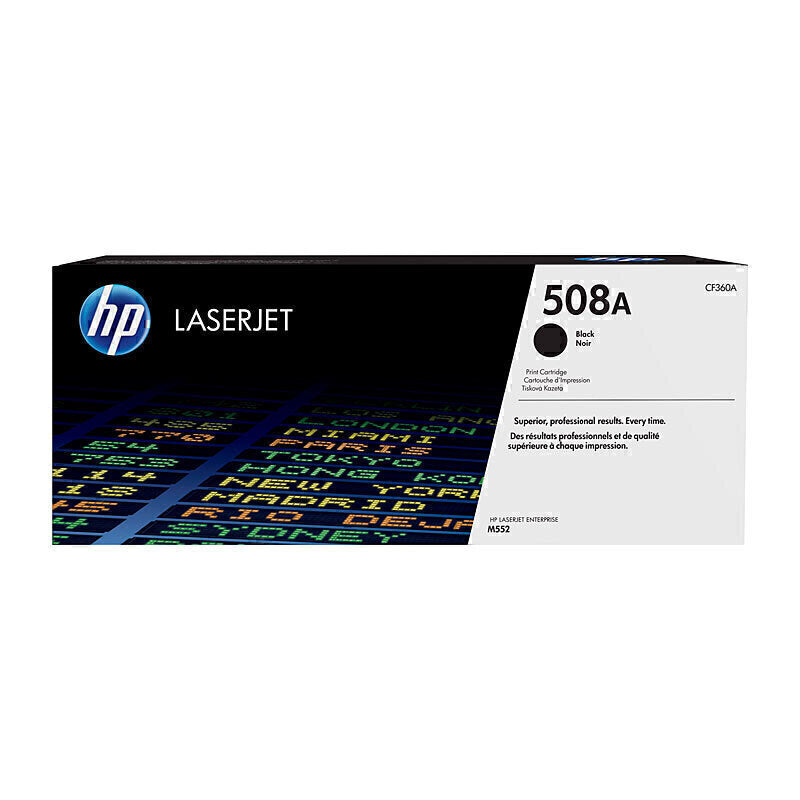 HP #508A Black Toner CF360A 6,000 pages - CF360A