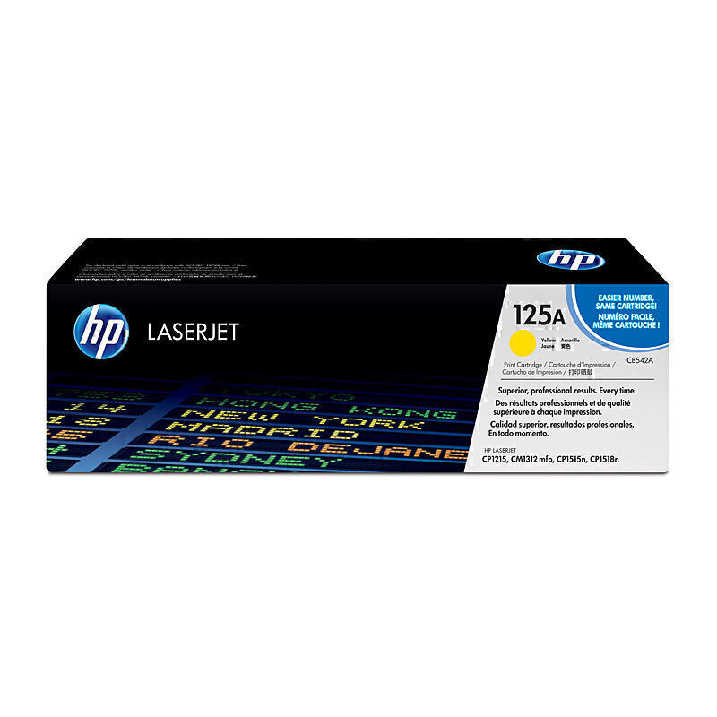 HP #125A Yellow Toner CB542A 1,400 pages - CB542A