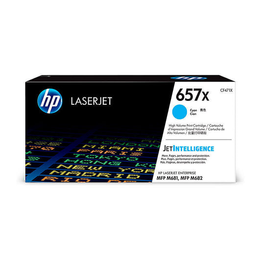 HP #657X Cyan Toner CF471X 23,000 pages - CF471X