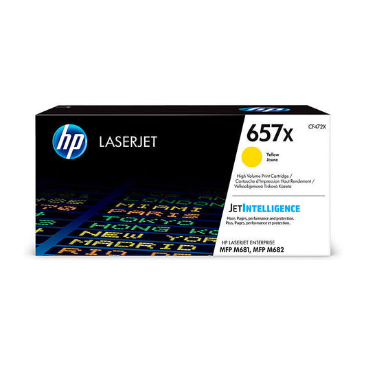 HP #657X Yellow Toner CF472X 23,000 pages - CF472X