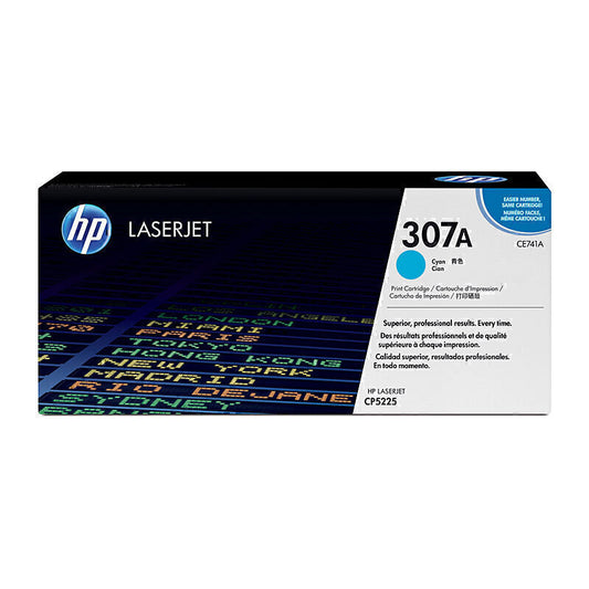 HP #307A Cyan Toner CE741A 7,300 pages - CE741A