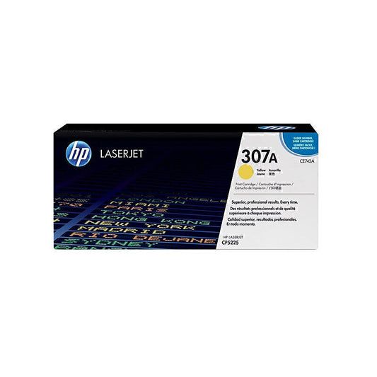 HP #307A Yellow Toner CE742A 7,300 pages - CE742A