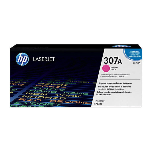 HP #307A Magenta Toner CE743A 7,300 pages - CE743A