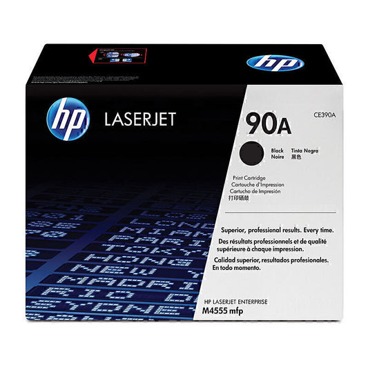 HP #90A Black Toner CE390A 10,000 pages - CE390A
