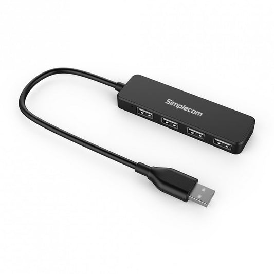 Simplecom CH241 Hi-Speed 4 Port Ultra Compact USB 2.0 Hub CH241