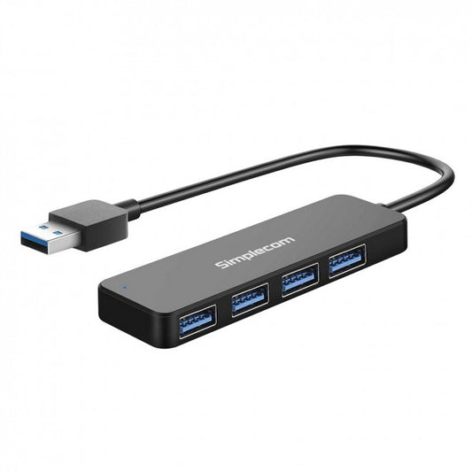 Simplecom CH342 USB 3.0 (USB 3.2 Gen 1) SuperSpeed 4 Port Hub for PC Laptop CH342