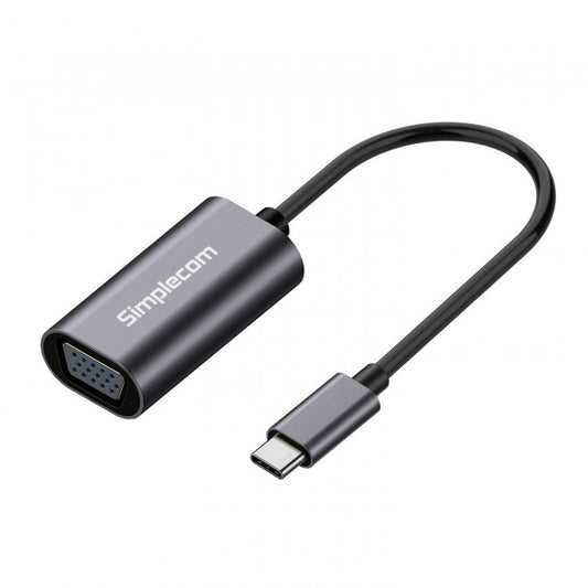 Simplecom DA104 USB-C to VGA Adapter Full HD 1080p DA104
