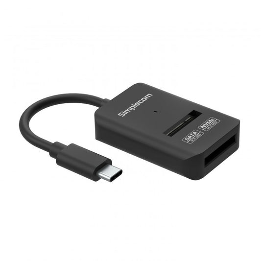 Simplecom SA506 NVMe / SATA Dual Protocol M.2 SSD to USB-C Adapter Converter USB 3.2 Gen 2 10Gbps SA506