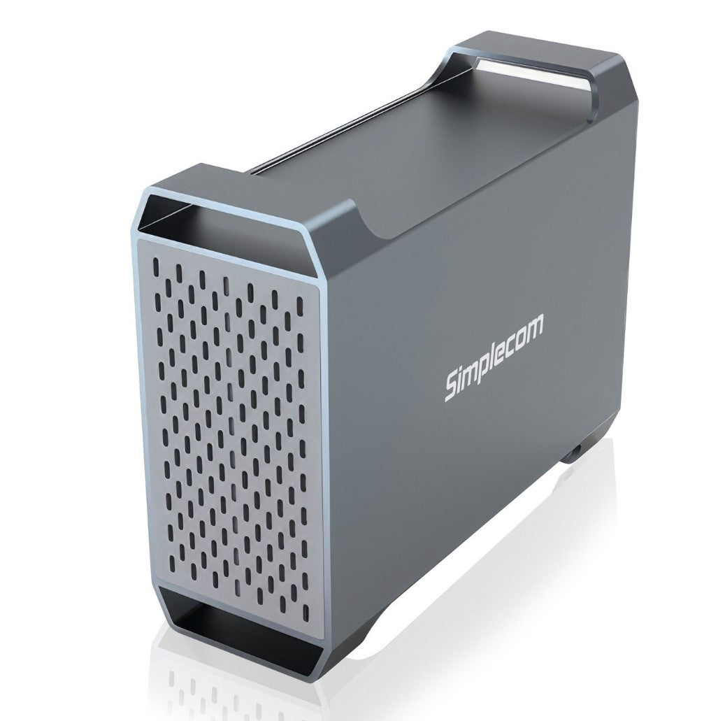 Superspeed Tech Simplecom SE482 SuperSpeed USB Dual Bay 3.5' SATA Hard Drive RAID Encl ...