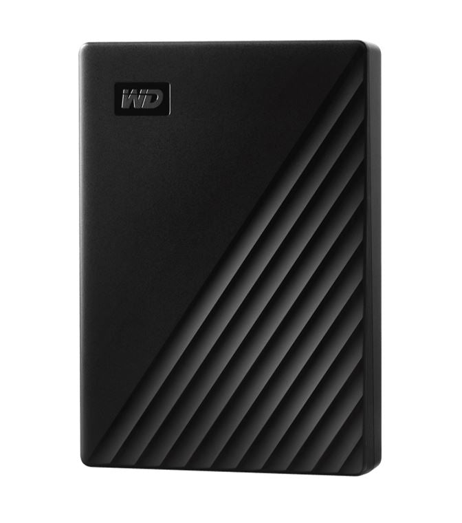 Western Digital My Passport 1TB USB 3.0 2.5' Portable External Hard Drive - 256-bit AES Encryption Slim Light Durable Shock Proof Black Plug & Play WDBYVG0010BBK-WESN