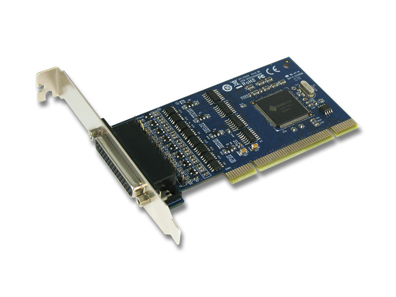 Sunix IPCP3104 PCI 4-Port 3 in 1 RS 232/422/485 Card with DB9M connector, Up to 921.6 Kbps Support Windows, Linux, DOS, and UNIX IPCP3104