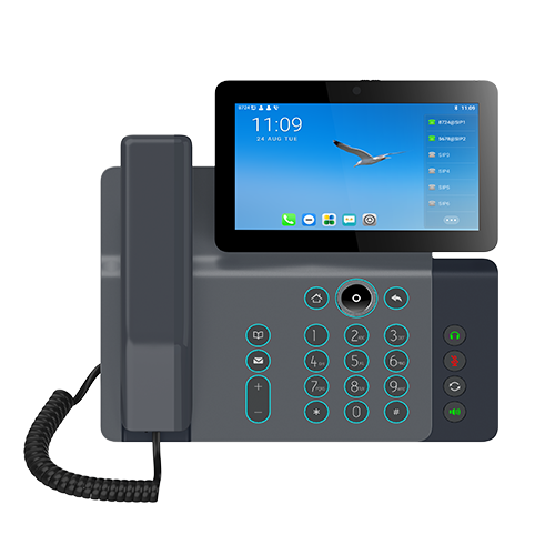 Fanvil V67 Enterprise IP Phone, 7' Touch Screen, 5mp Camera, Andriod 9.0, Built in Wifi, BT, Wall Mountable, Upto 116 DSS Keys, 20 Lines, 2 Year WTY V67
