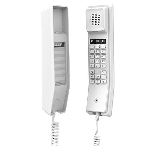 Grandstream GHP610 Hotel Phone, 2 Line IP Phone, 2 SIP Accounts, HD Audio, Powerable Over PoE, White Colour, 1Yr Wty GHP610