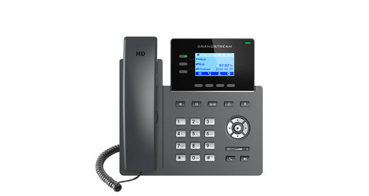 Grandstream GRP2603 Carrier Grade 3 Line IP Phone, 3 SIP Accounts, 2.98' LCD, 132x64 Screen, HD Audio, Wi-Fi, 5 way Conference, 1Yr Wtyf GRP2603