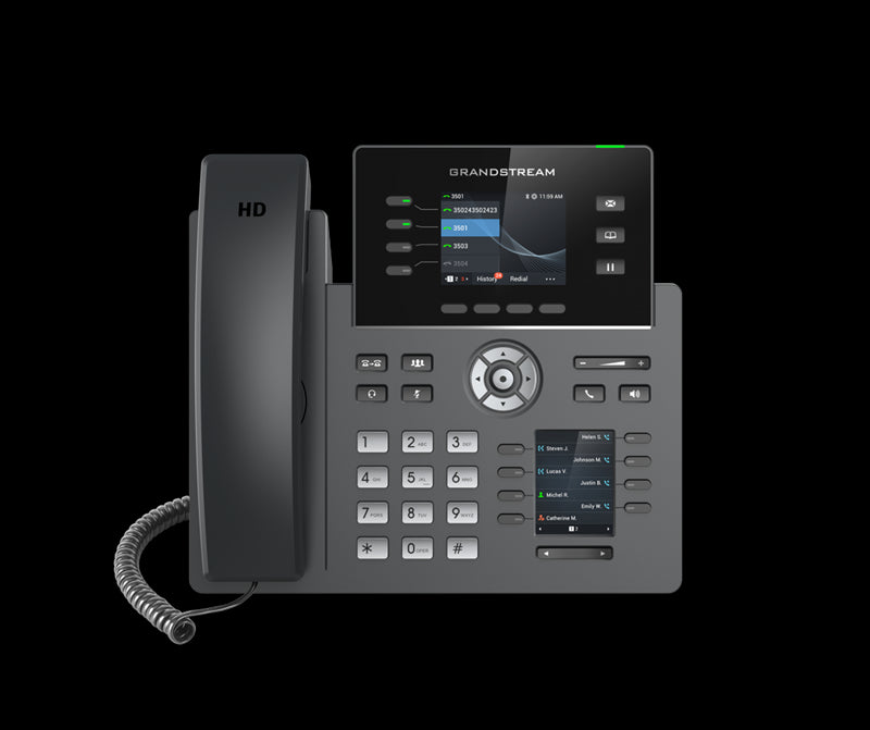 Grandstream GRP2614 4 Line IP Phone, 4 SIP Accounts, 320x240 Colour Screen, BLF Keys, HD Audio GRP2614