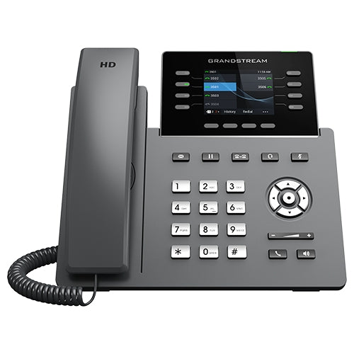 Grandstream GRP2624 8-line professional carrier-grade IP phone with integrated PoE and Wi-Fi GRP2624