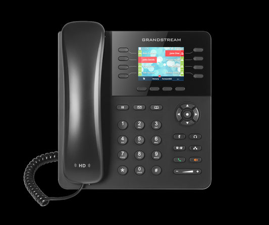 Grandstream GXP2135 8 Line IP Phone, 4 SIP Accounts, 320x240 Colour LCD Screen, HD Audio, Built-In Bluetooth, Powerable Via POE GXP2135
