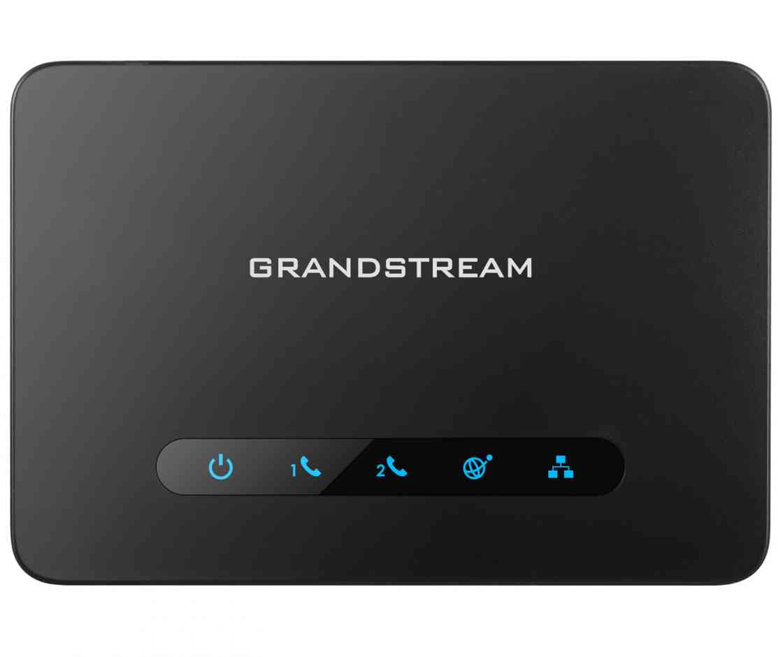 Grandstream HT812 FXS ATA, 2 Port Voip Gateway, Dual GbE Network HT812