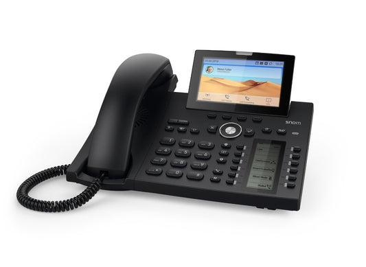 Snom D385N 12 Line Professional IP Phone, 4.3' Hi-Res Display With Backlight D385N