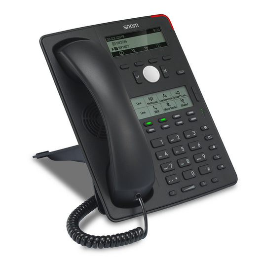 SNOM-D745 12 Line Professional IP Phone, High-Resolution Display, 8 Configurable Self-labeling LED Keys SNOM-D745